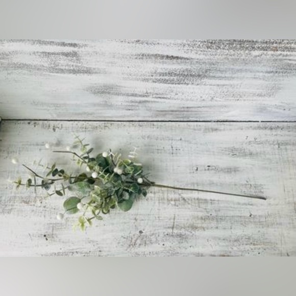 *Glitter Frosted Eucalyptus Spray, 24” - Picture 2 of 10